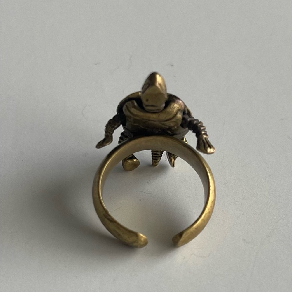 Copper Plated Turtle Adjustable Ring - image 5